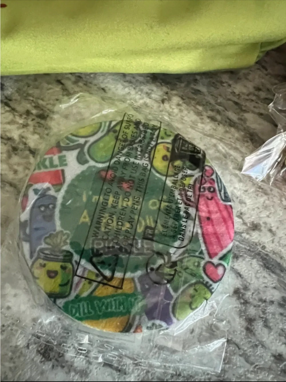 Pickle Squad Cosmetic Bag & Accessories 4 piece bundle NWOT